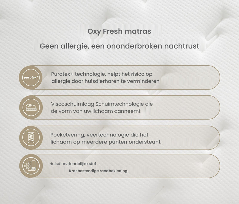 Oxy Fresh Pocketvering matras