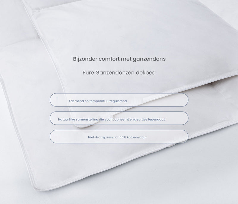 Pure Ganzendonzen dekbed