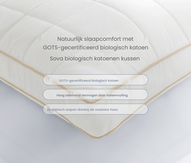 Sova Biologisch katoenen kussen