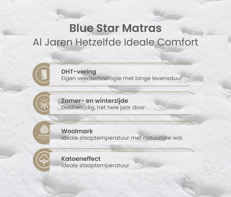 blue-star-dht-veringmatras kenmerken